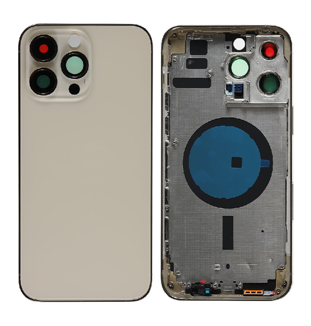 iPhone 14 Pro Replacement Back Glass Housing with Frame UK Stock
