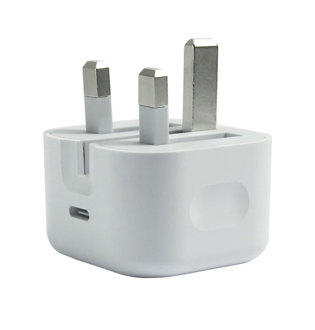Woox MX0168 UK Tupe-C 20W PD& USB 3A QC Wall Charger Without Cable,White
