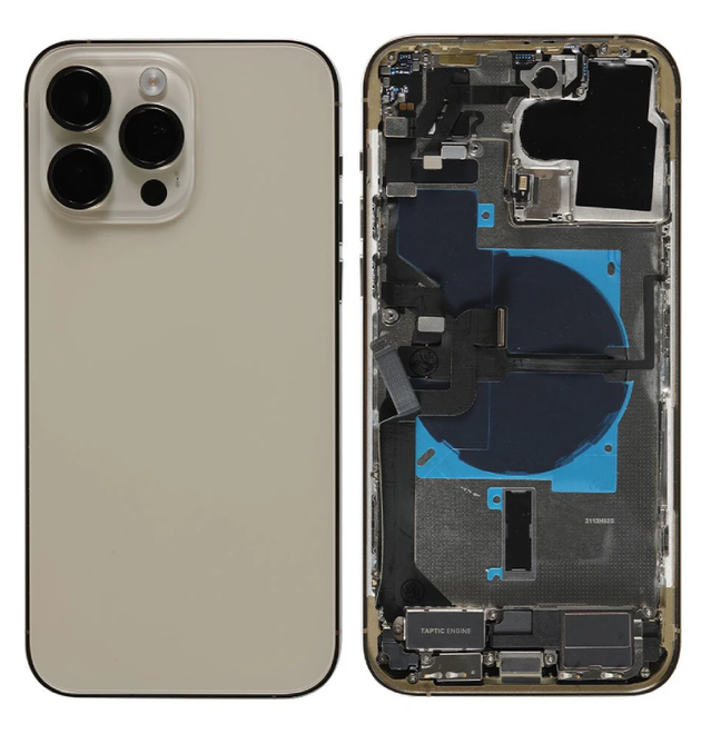 iPhone 14 Replacement Back Glass Housing with Frame UK Stock