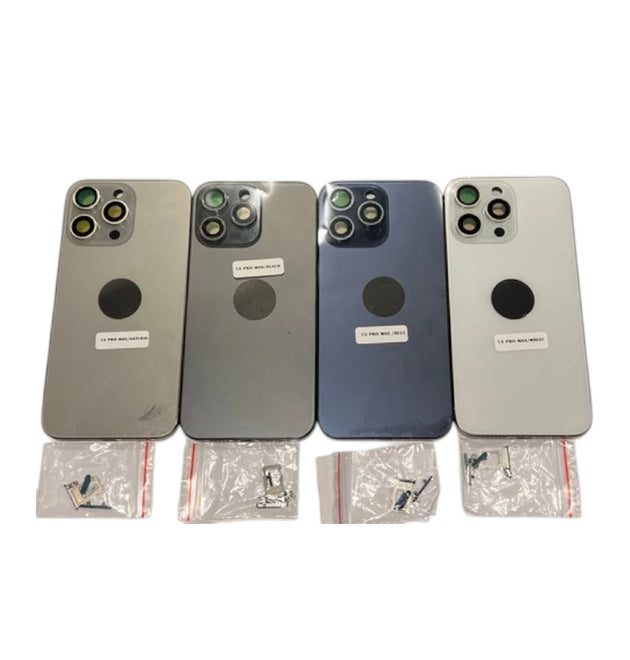 Replacement iPhone 15 Pro Max Back Housing Frame and Glass Panel UK