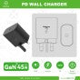 Woox MX0173 UK Folding Pin Type-C 45W PD Wall Charger, without cable, 5V 3A, Black
