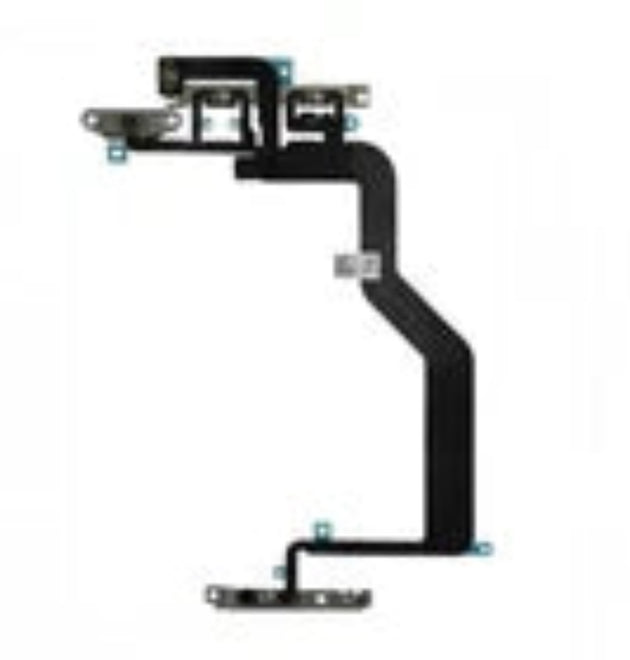 For iPhone 12 Power Flex Cable Replacement Volume Buttons Mute Switch Brackets