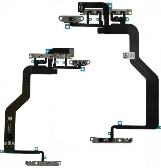 For iPhone 12 Power Flex Cable Replacement Volume Buttons Mute Switch Brackets