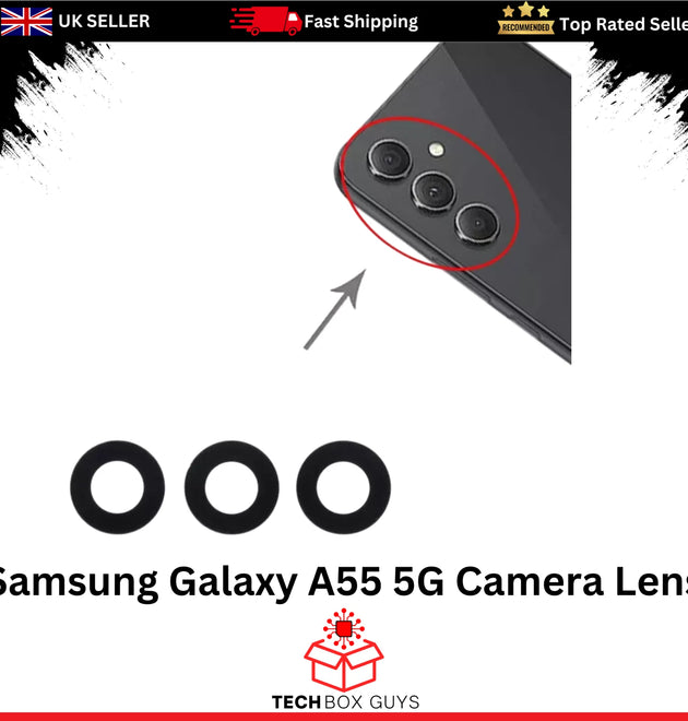 For Samsung Galaxy A55 5G Rear Back Camera Glass Lens