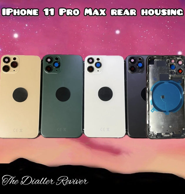 iPhone 11 Pro Max Back Housing Frame Cover Various Colours UK Stock
