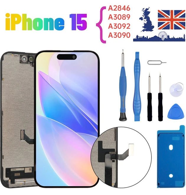 For iPhone 15 Screen Replacement LCD Display