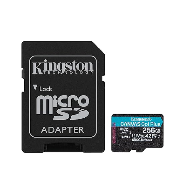 Kingston Canvas Go Plus 256GB microSD Card