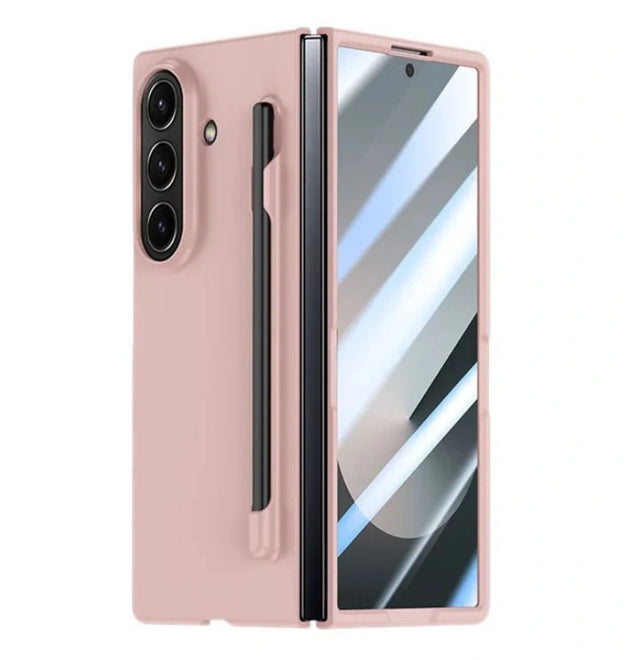 Z fold 7 case with pen and built-in screen protector