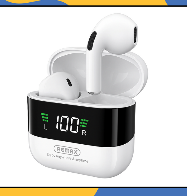 Remax TWS-10Plus True Wireless Bluetooth Earbuds with Mic & Power Display Mic UK