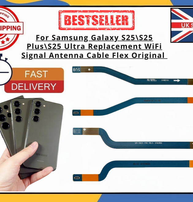 For Samsung S25 S25+ S25 Ultra 5G WiFi Signal Antenna Flex Cable Replacement UK