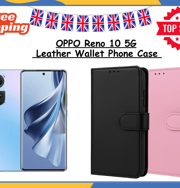 OPPO Reno 10 5G Phone Case Leather Wallet Flip Stand Shockproof Phone Cover UK