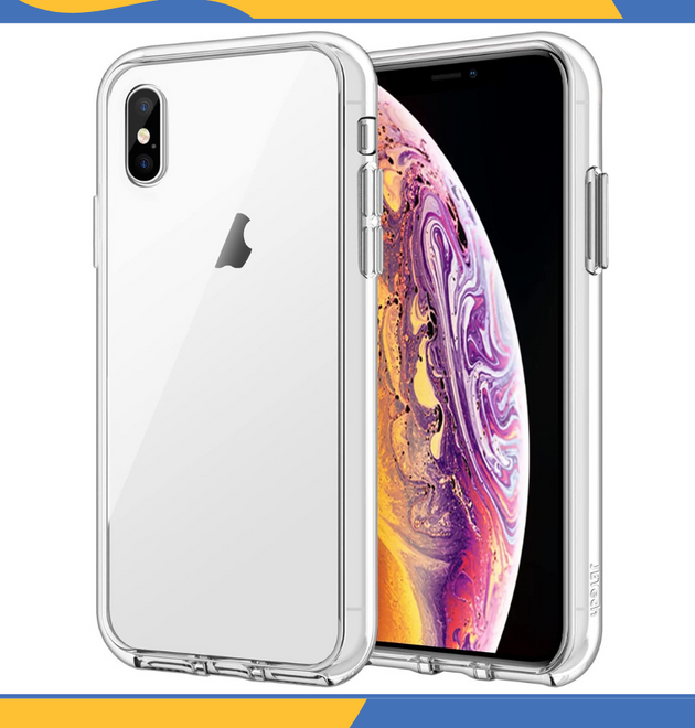 iPhone X/XS Clear Shockproof Silicone Gel Case Cover Slim Fit - UK Seller