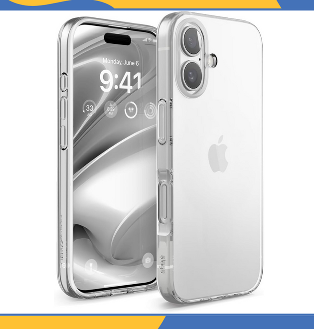 iPhone 16/16 Plus/16 Pro/16 Pro Max Clear Shockproof Silicone Gel Case UK Seller