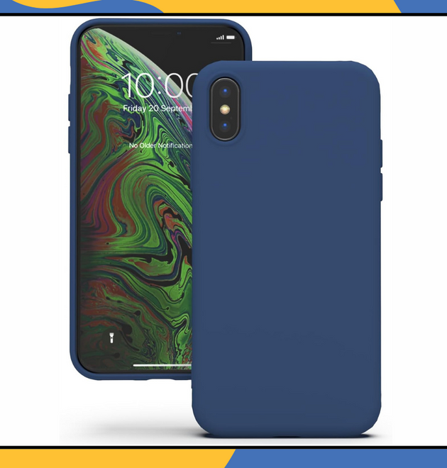 iPhone XS Max Case Shockproof Silicone Matte Gel Soft TPU Rubber Cover UK Stock