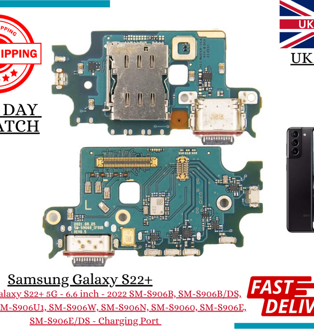 Samsung Galaxy S22+ 5G Dock Connector & Charging Port Mic Replacement SM-S906B