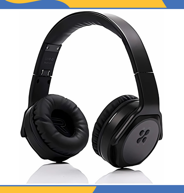 Wireless Bluetooth Over-Ear Headphones Noise Cancelling Headset with Microphone
