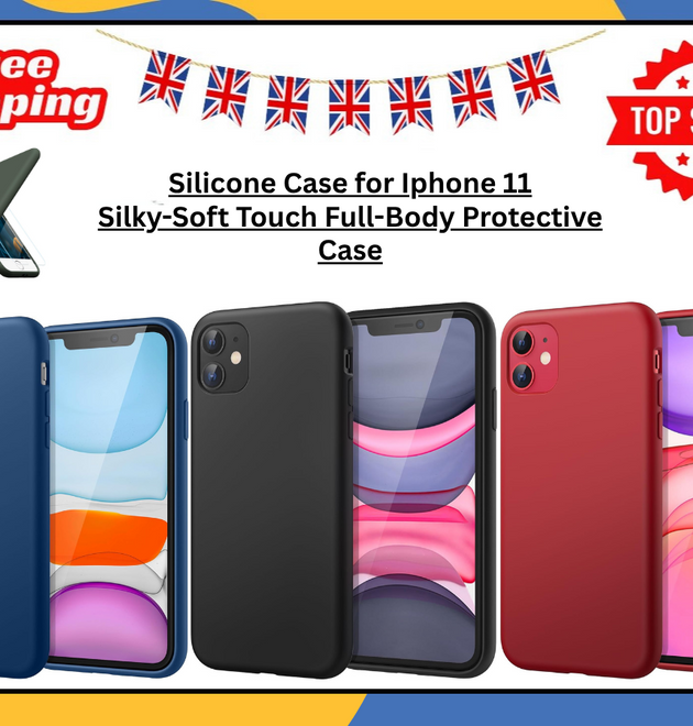 iPhone 11 Liquid Silicone Case Shockproof Matte TPU Back Phone Cover UK Stock