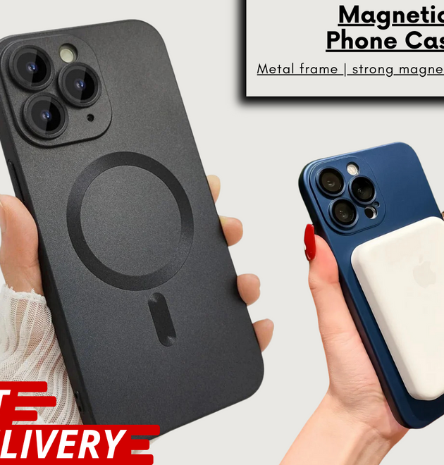 For iPhone 16 Pro Max MagSafe Case Matte Shockproof Magnetic Slim Cover
