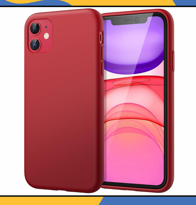 iPhone 11 Liquid Silicone Case Shockproof Matte TPU Back Phone Cover UK Stock
