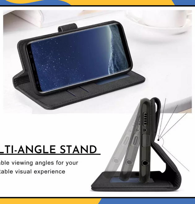 For Samsung Galaxy S25/S25+/S25 Ultra Leather Wallet Flip Case Cover Stand UK