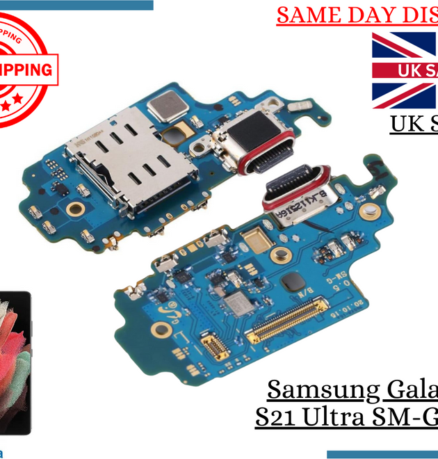 Samsung Galaxy S21 Ultra 5G Charging Port Dock Board SM-G998 USB-C Connector