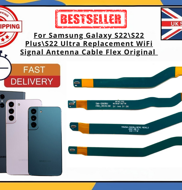 For Samsung Galaxy S22 S22+ S22 Ultra 5G WiFi Antenna Flex Cable Replacement UK