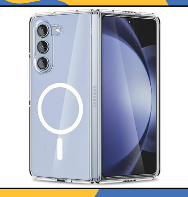 Magnetic Clear Case For Samsung Galaxy Z Fold 4 5 6 Shockproof Slim Bumper Cover