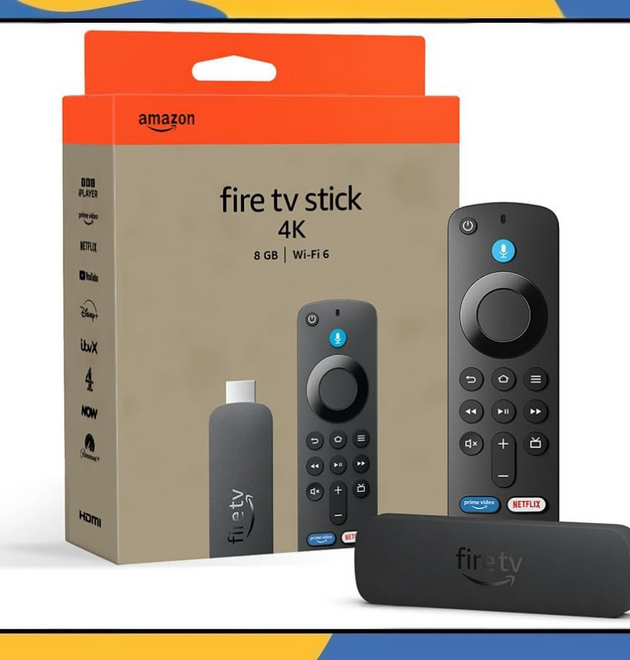 Amazon Fire TV Stick 4K Ultra HD | Alexa Voice Remote | Wi-Fi 6 Streaming UK