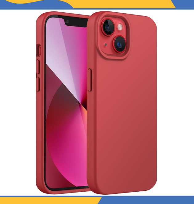 iPhone 13 14 Liquid Matte Silicone Case Shockproof TPU Back Slim Phone Cover UK