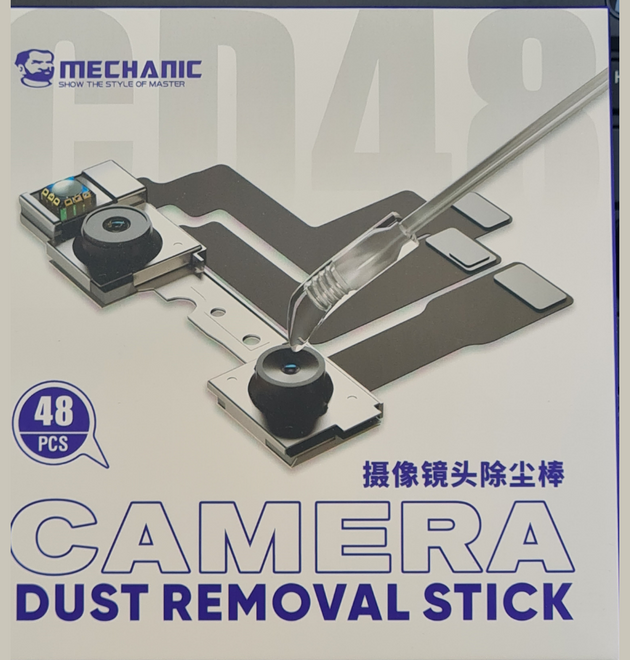 Camera Lens Dusting Stick 48PCS - Gel Dust Proofer Rod Resin Synthetic for DSLR