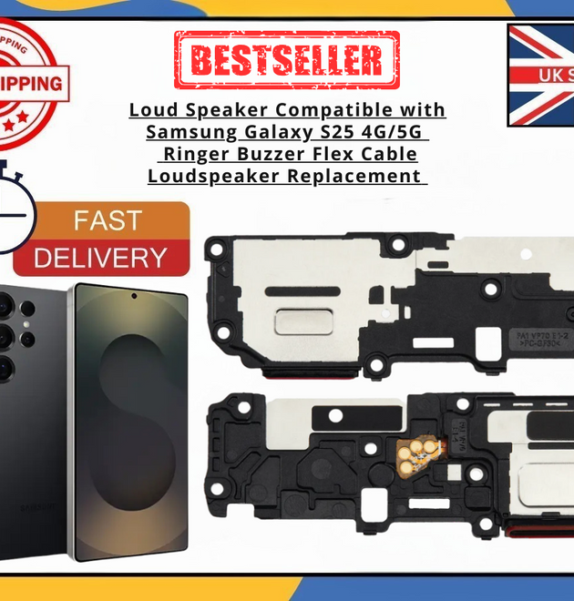 For Samsung Galaxy S25 Loudspeaker Buzzer OEM Replacement Loud Speaker Module UK