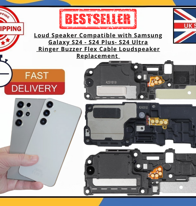 Samsung Galaxy S24 / S24+ / S24 Ultra Loudspeaker Buzzer Ringer Replacement UK