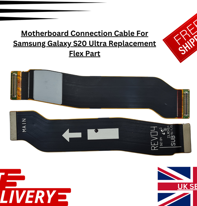 Genuine Samsung Galaxy S20 Ultra SM-G988 Main Board Connectors Flex ribbon Cable
