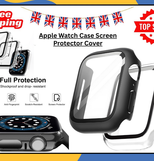 Apple Watch Case GEL TPU Cover Screen Protector For iWatch 7 8 9 6 5 4 SE Series