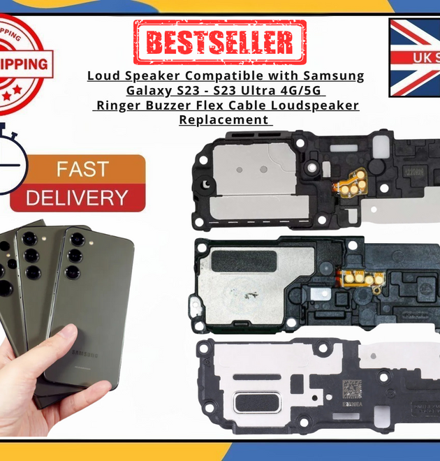 For Samsung Galaxy S23 & S23 Ultra Loudspeaker Unit Buzzer OEM Replacement UK