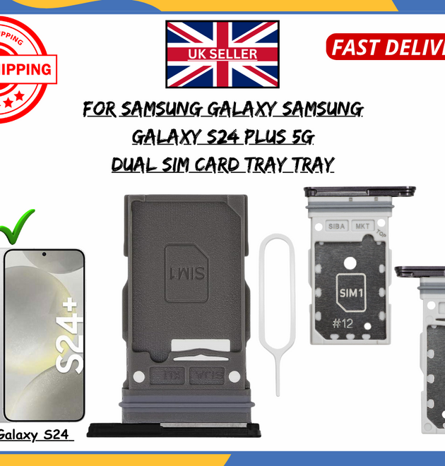 For Samsung Galaxy S24 Plus SM-S926B SIM Card Tray Slot Holder Replacement UK