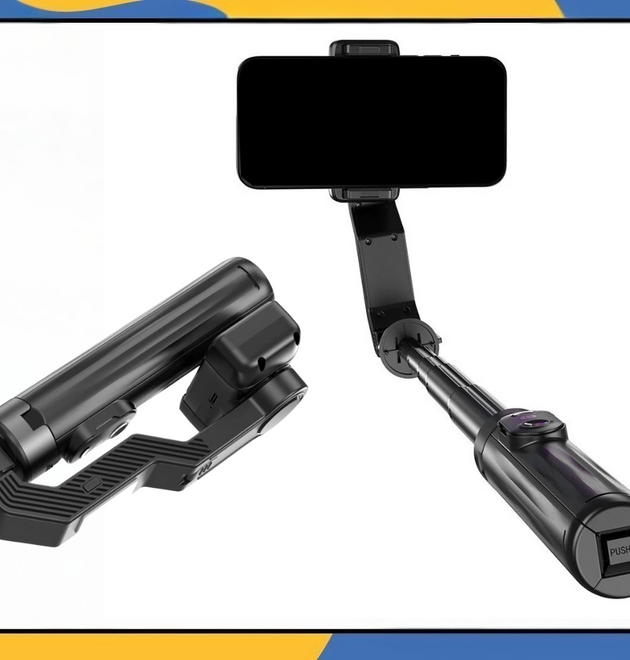 360° Phone Gimbal Stabilizer Tripod Stand | Selfie Stick with Light Tracker UK