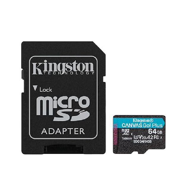 Kingston Canvas Go Plus 64GB microSD Card