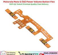 Motorola Moto G 5G Plus Volume Side Button & Power Flex Cable Replacement Part