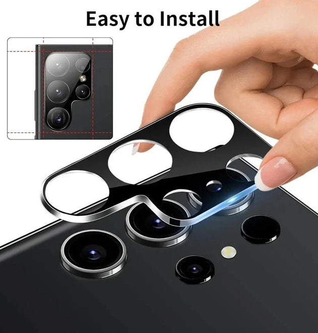 Samsung Galaxy S25 Ultra Full Tempered Glass Camera Lens Protector